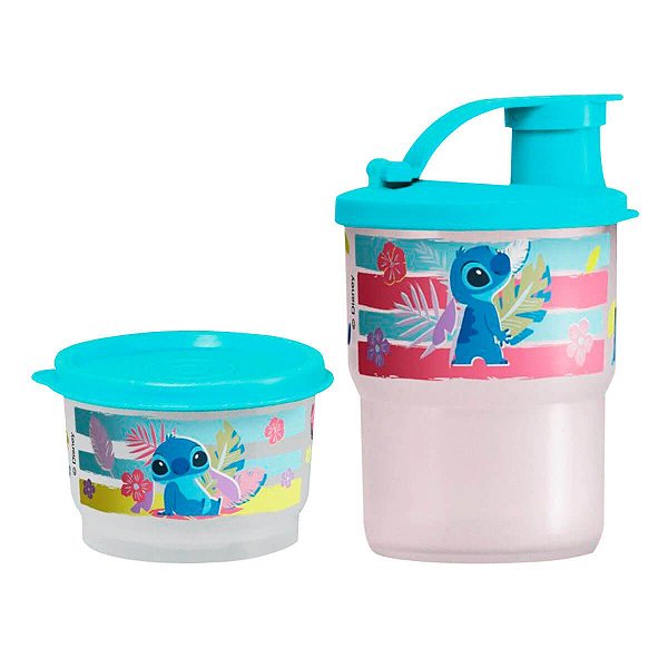 Tupperware Copo Stitch 225ml + Potinho Stitch 140ml