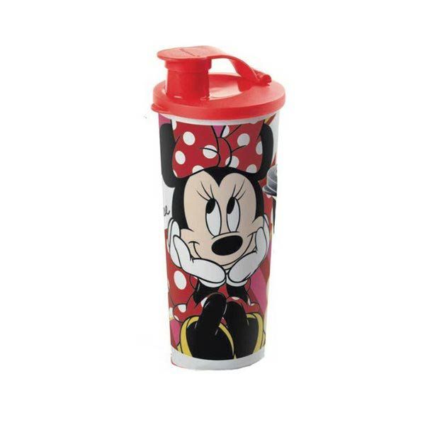 Tupperware Copo com Bico Minnie 470ml Tampa Vermelha