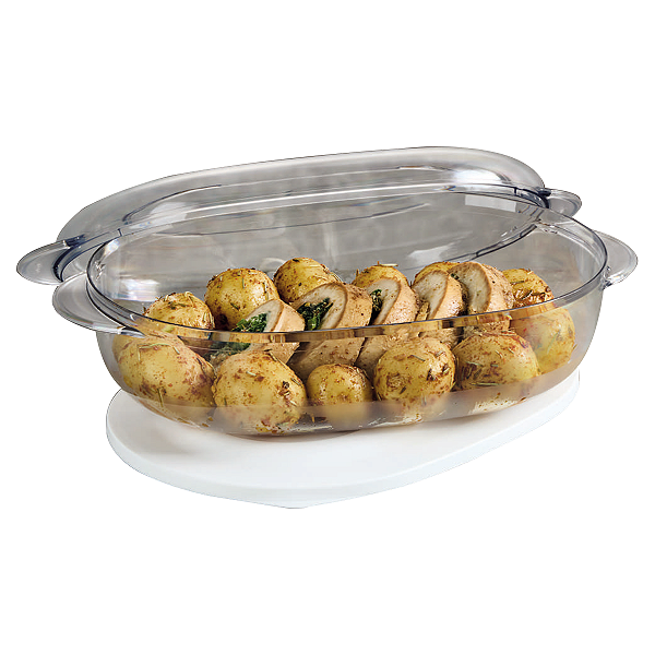 Tupperware Microplus Oval 1,5 litro Translúcida