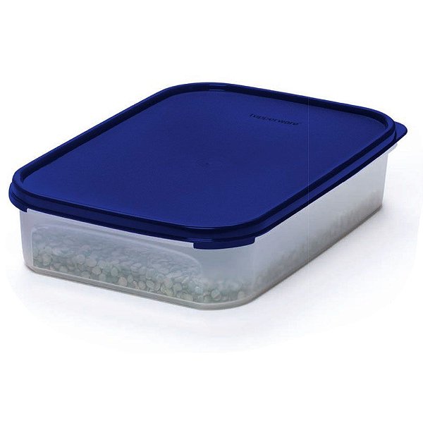 Tupperware Modular Retangular 2 litros nº1 Azul