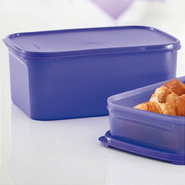 Tupperware Modular Retangular 4,3 litros Azul