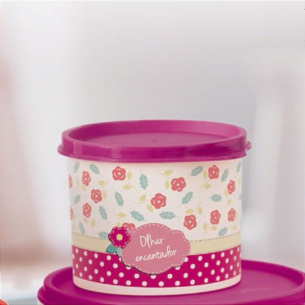 Tupperware Redondinha Scrapbook 500ml