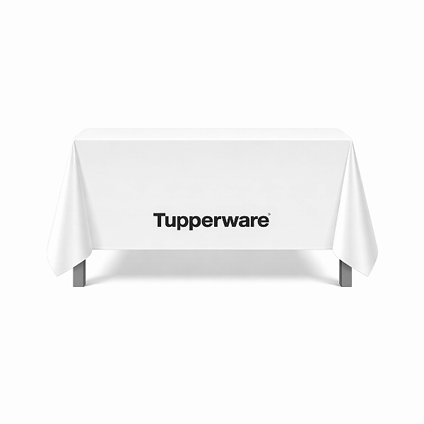 Toalha de Mesa Tupperware Branca