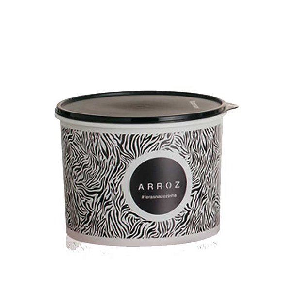 Tupperware Caixa Arroz 5 kg Feras na Cozinha Animal Print