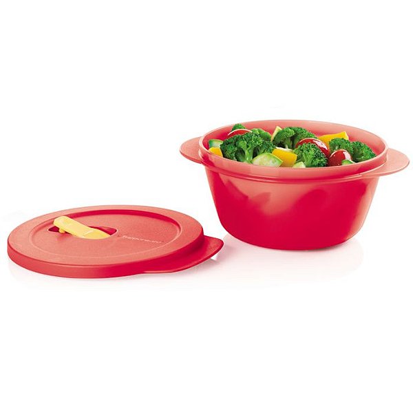 Tupperware Mini Cristalwave Geração II 800ml Vermelho