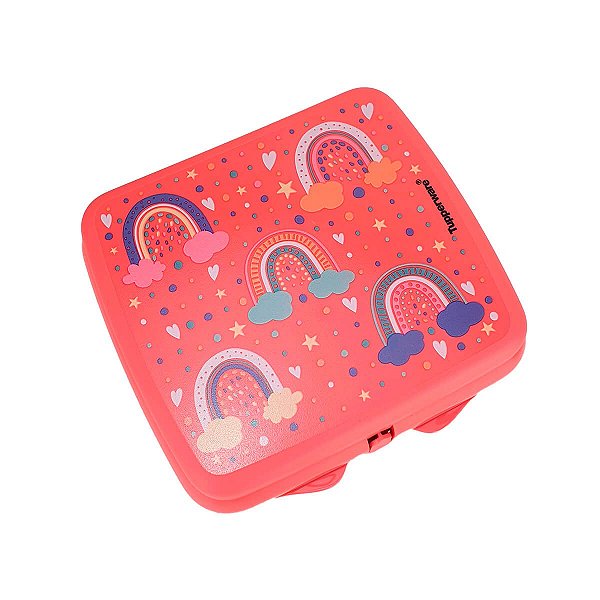 Tupperware Porta Sanduíche Arco Íris