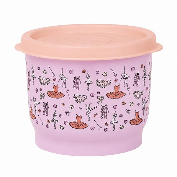 Tupperware Potinho Bailarina 140ml Rosa Bailarina