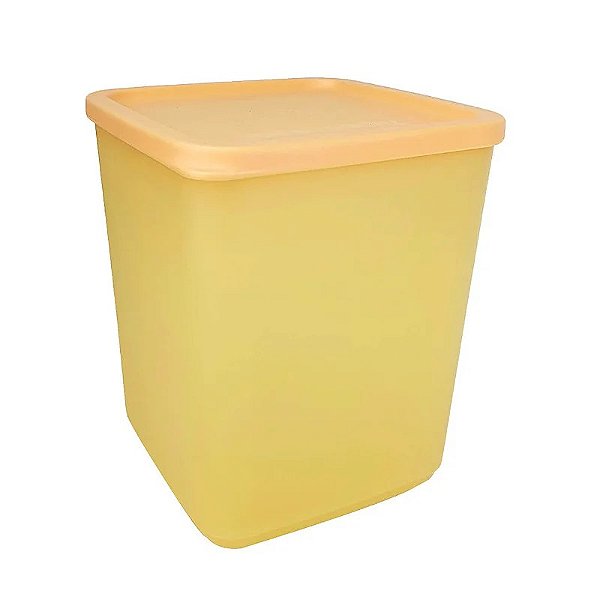 Tupperware Refri Line Quadrado 1,8 litro Amarelo