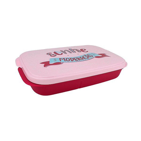 Tupperware Basic Line com Divisórias 590ml Sonhe