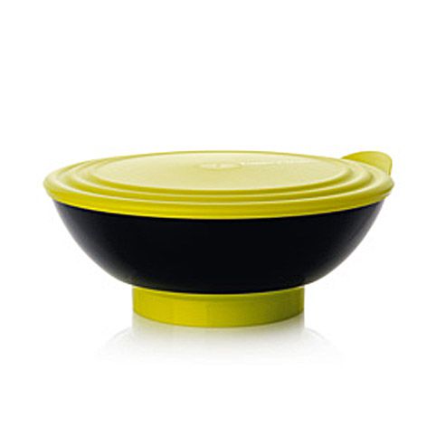 Tupperware Tigela Elegância 1,5 litro Preta Verde