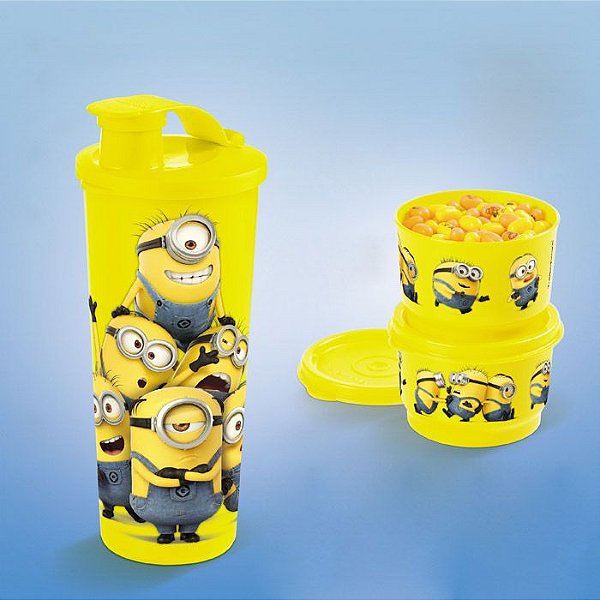 Tupperware Copo com Bico 470ml + Potinho Minions 140ml - Comprar Tupperware  Online? Loja Mundo Tupperware Wareshop