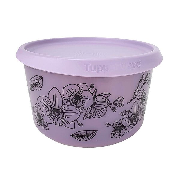 Tupperware Pote Master Lilás 1,5 litro Floral
