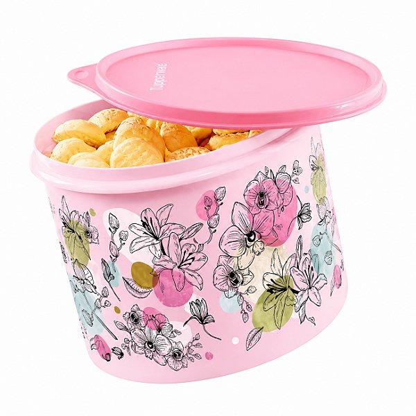 Tupperware Caixa Orquídeas 2,4 litros Rosa