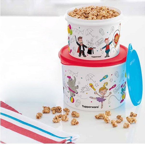 Tupperware Caixa Circo kit 2 peças