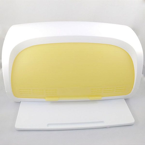 Tupperware Porta Pão Smart Branco Amarelo