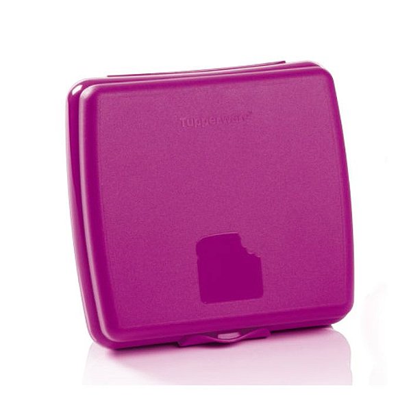 Tupperware Porta Sanduíche Rosa Escuro