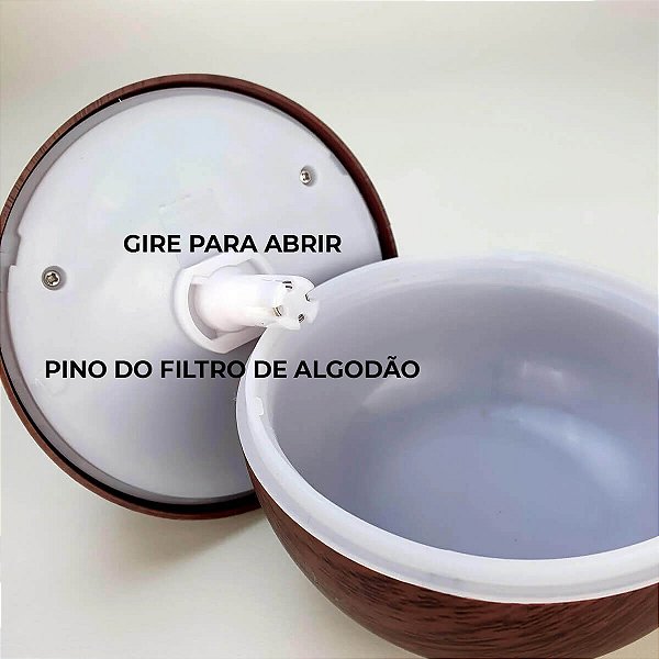 Usb Tupperware Mini Umidificador de Ar Usb Portátil Led RGB 7 Cores - Comprar ...