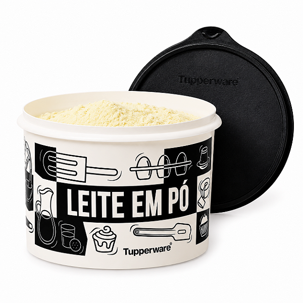 Tupperware Caixa Leite em Pó Pop Box 1,2kg