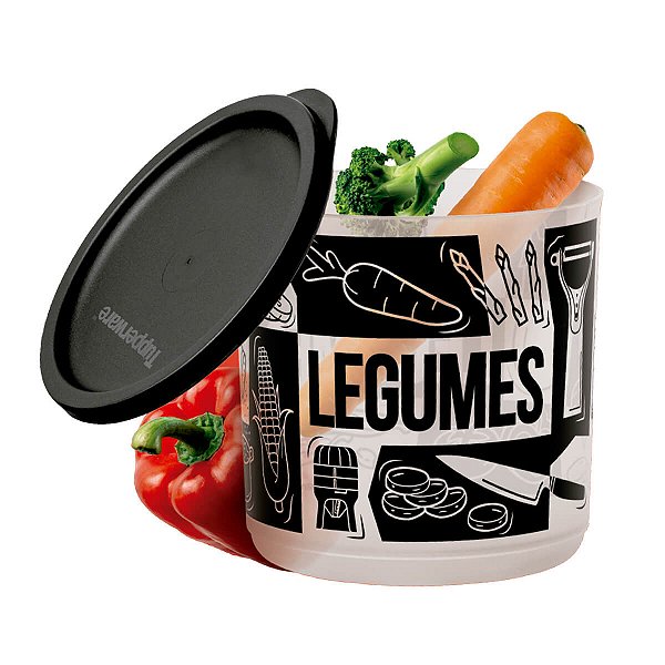 Tupperware Refri Line Redondo Legumes Pop Box 1,1 litro