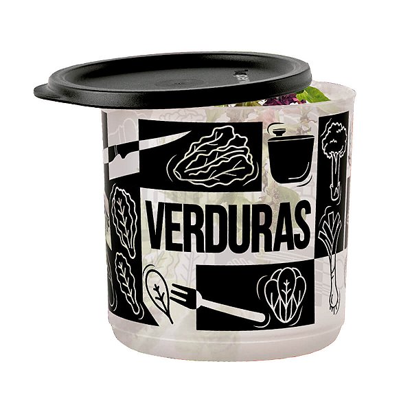 Tupperware Refri Line Redondo Verduras Pop Box 1,1 litro