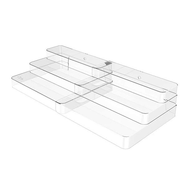 Organizador Multinível Extensível Clear