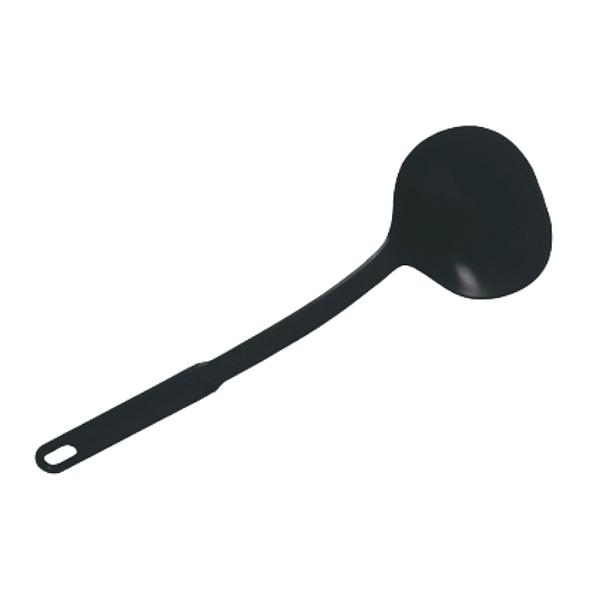 Concha para Servir Grande 28cm Plástico Preto