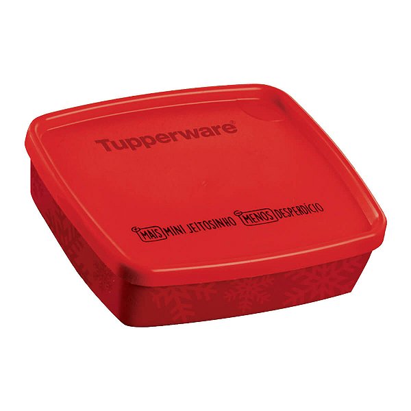 Tupperware Mini Jeitosinho Neve Desperdício 250ml Vermelho