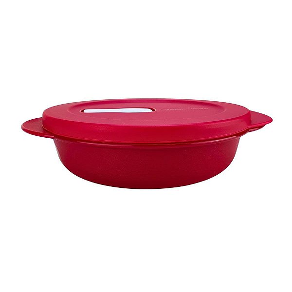 Tupperware Tigela Mini Cristalwave Geração ll 390ml Vermelho