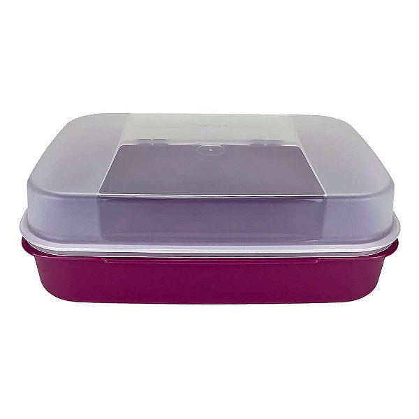 Tupperware Visual Box Grande Púrpura 2,3 litros