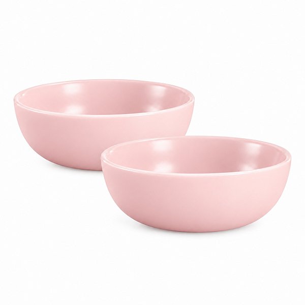 Kit Tupperware Tigelinha Allegra Rosa 250ml 2 peças