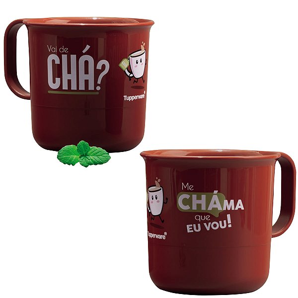 Tupperware Caneca Vai de Chá 350ml
