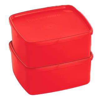 Tupperware Jeitosinho 400ml Vermelho 2 peças