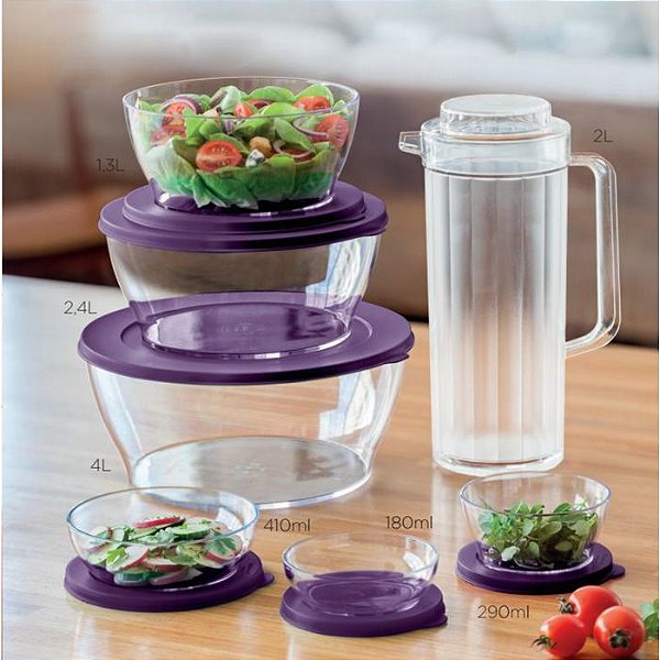 Tupperware Bea Clear 04/2018 7 peças nível 4