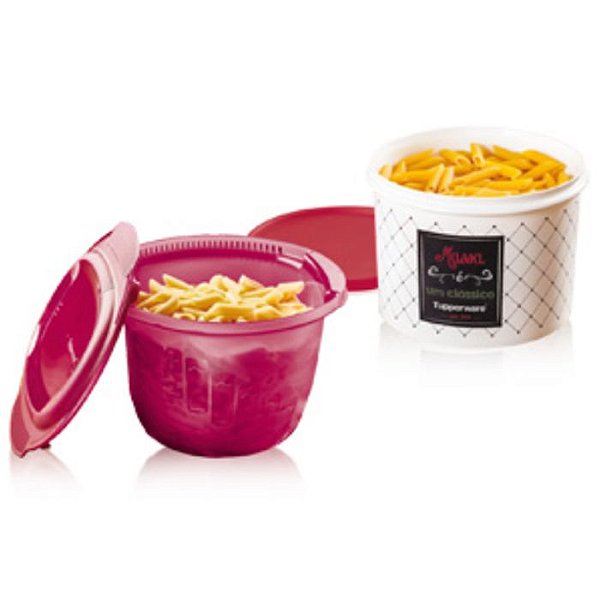 Tupperware Instant Massa Plus 3 litros Rosa + Caixa Massa Bistrô 2,4 litros