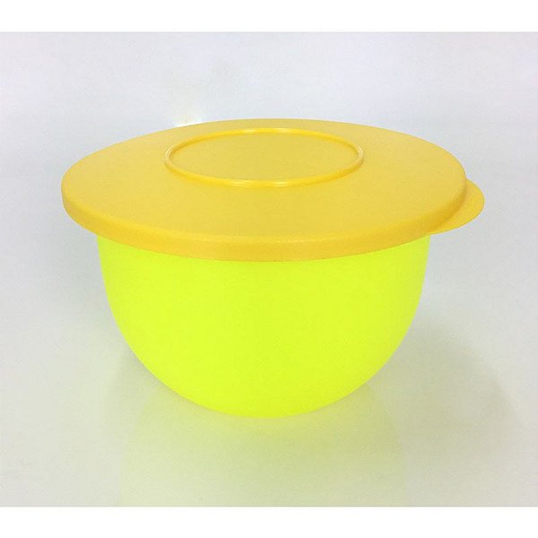 Tupperware Tigela Murano 1,3 litro Amarela Neon e Amarelo