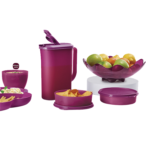 Kit Tupperware PDA 09/2024 Floresta 5 peças