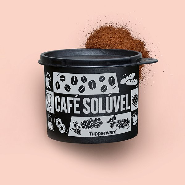 Tupperware Pote Redondinha Café Solúvel Pop Box PB 500ml