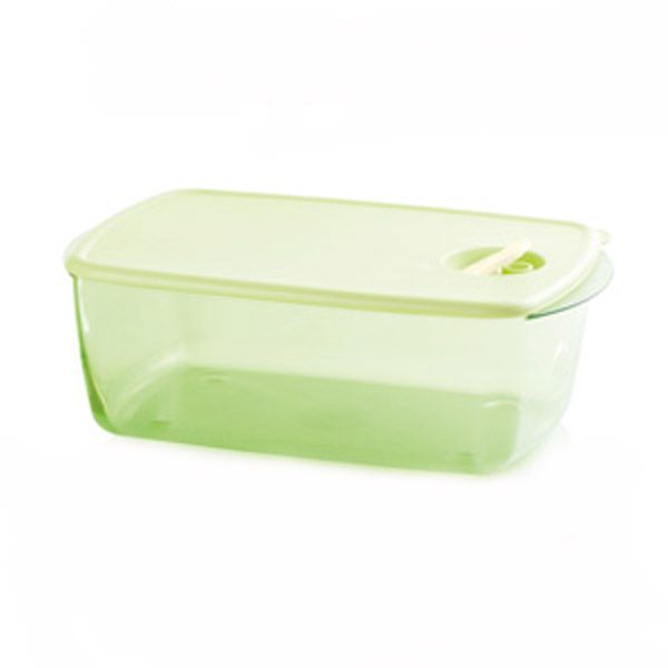 Tupperware Cristalware Retangular Verde Policarbonato 3,5 litros