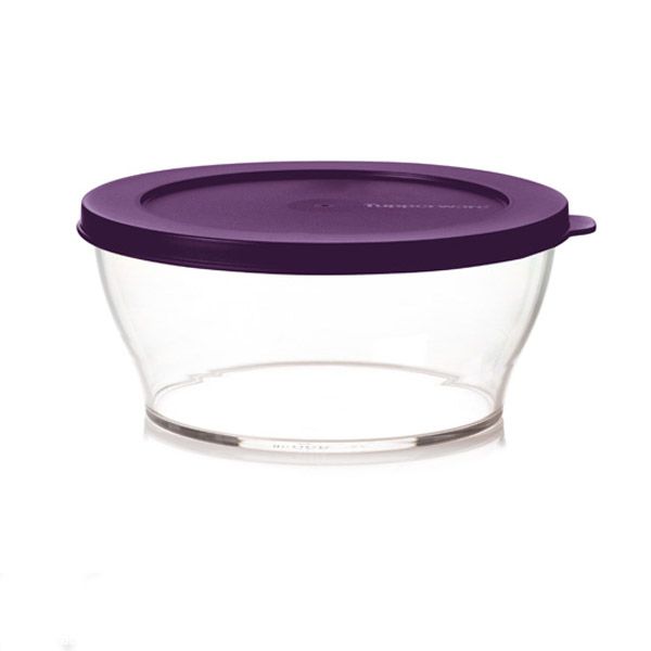 Tupperware Tigela Clear 2,4 litros Roxa