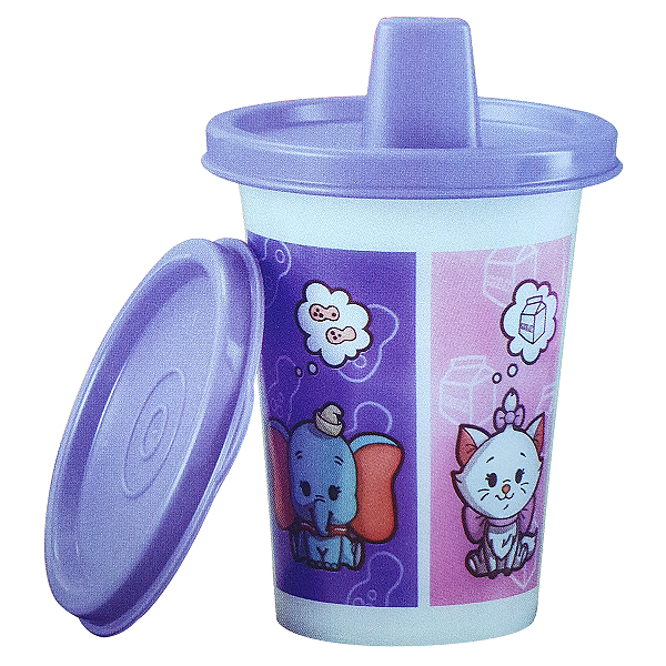 Tupperware Copinho Com Bico Baby Animais Disney 200ml