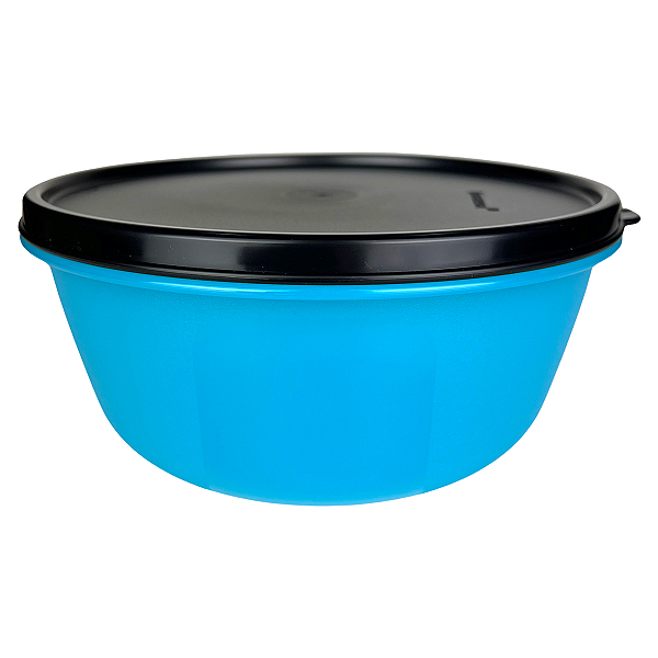 Tupperware Tigela Visual 1,5 Litro Azul e Preto