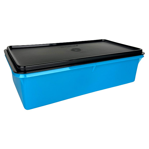 Tupperware Maxi Caixa 2,5 litros Azul e Preto