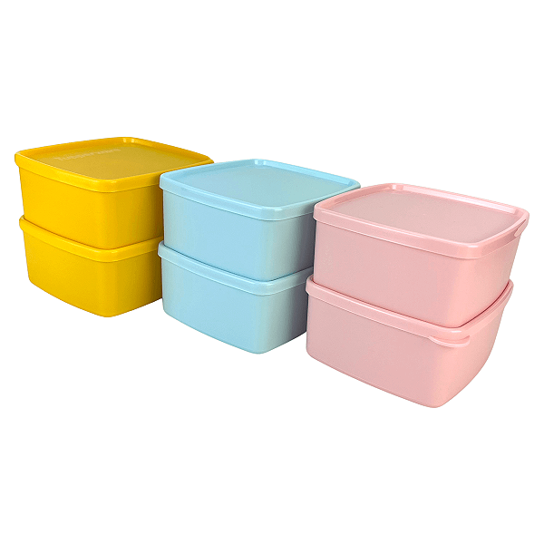 Kit Tupperware Jeitosinho 400ml 6 peças