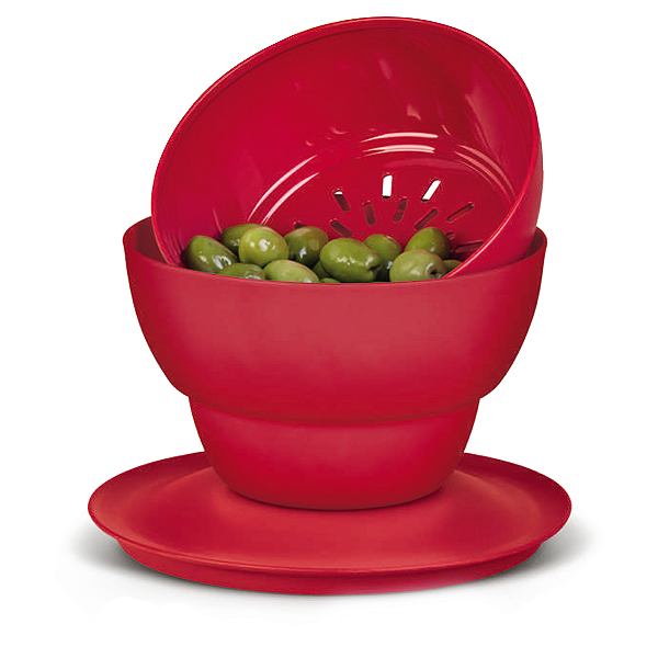 Tupperware Serve e Conserva Allegra 1 litro Vermelho