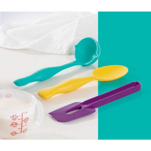 Tupperware Concha + Colher + Pá batedeira Kit 3 peças