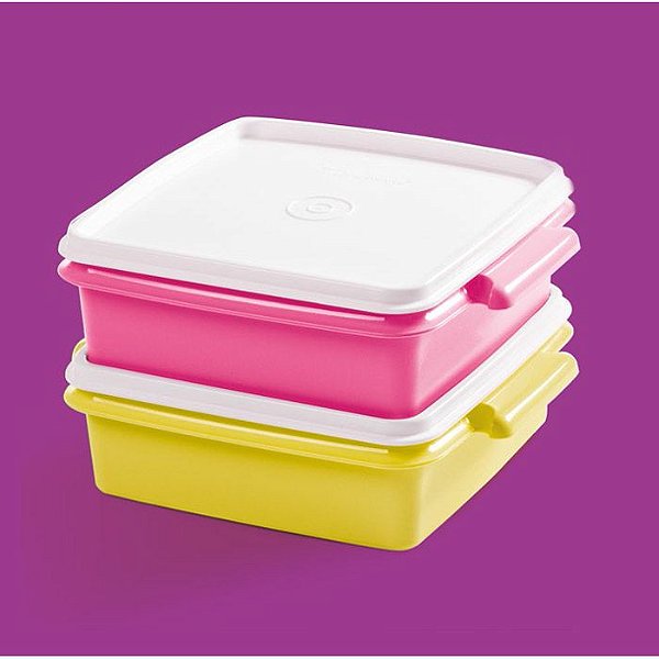 Tupperware Pote sem Alça 780ml kit 2 peças