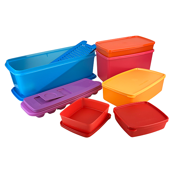 Kit Tupperware PDA 12/2024 Freezer 7 peças