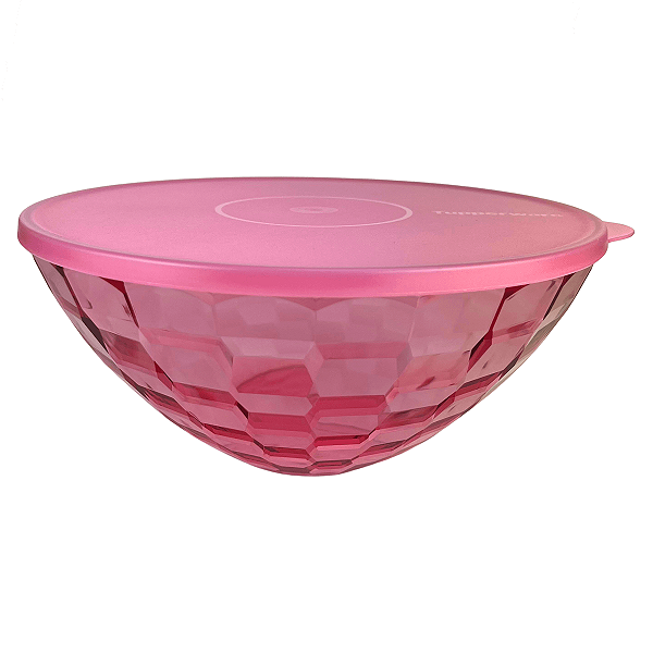 Tupperware Tigela Prisma 3,5 litros Rosa
