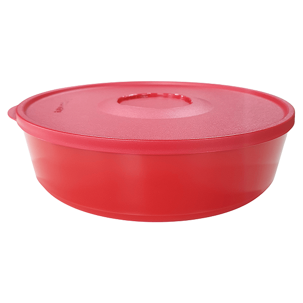 Tupperware Tigela Ilúmina 2,5 Litros Vermelha