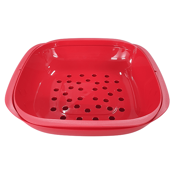Tupperware Cesto Allegra 1,3 Litros Vermelho